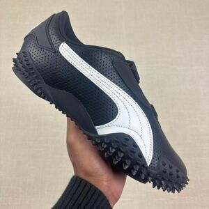 🐼 2024 Puma Mostro Perforated Leather “Black White” 7.5W